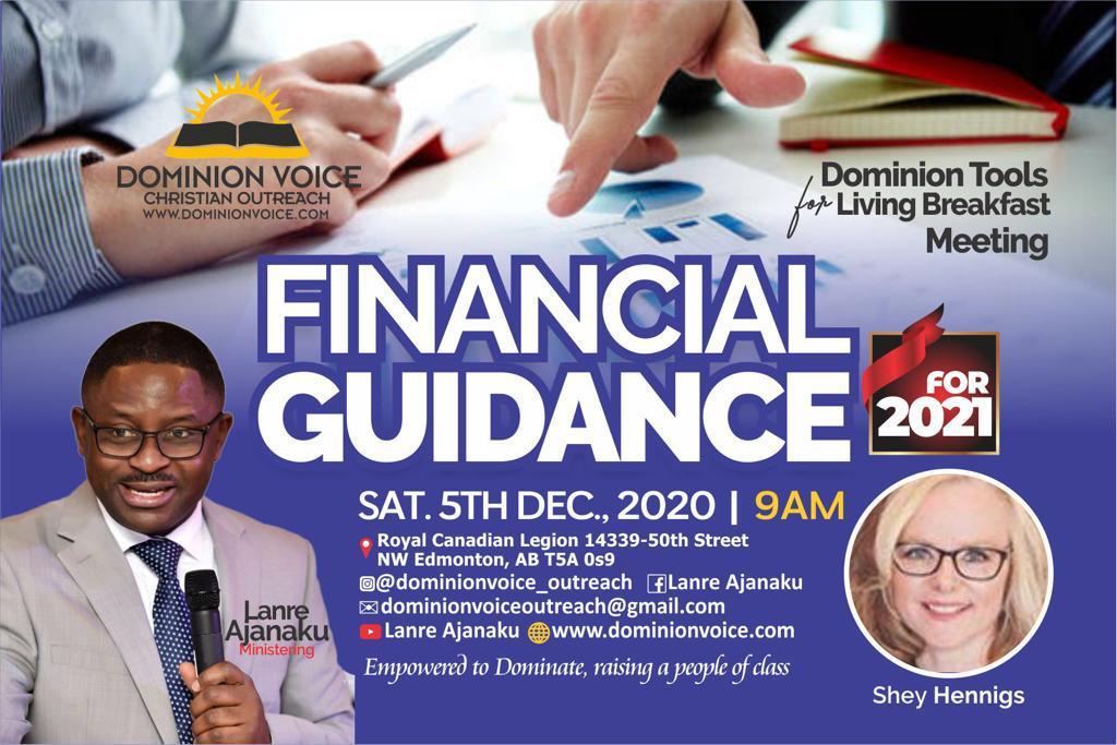 Financial Guidance for 2021