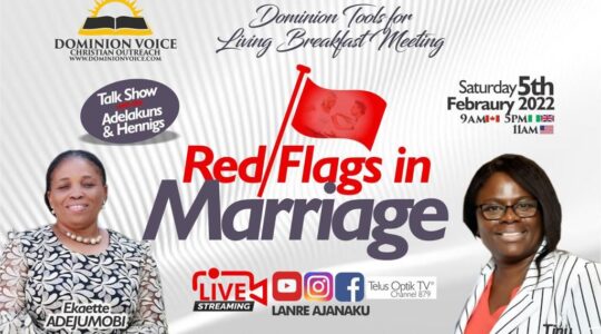 Red Flags in Marriage