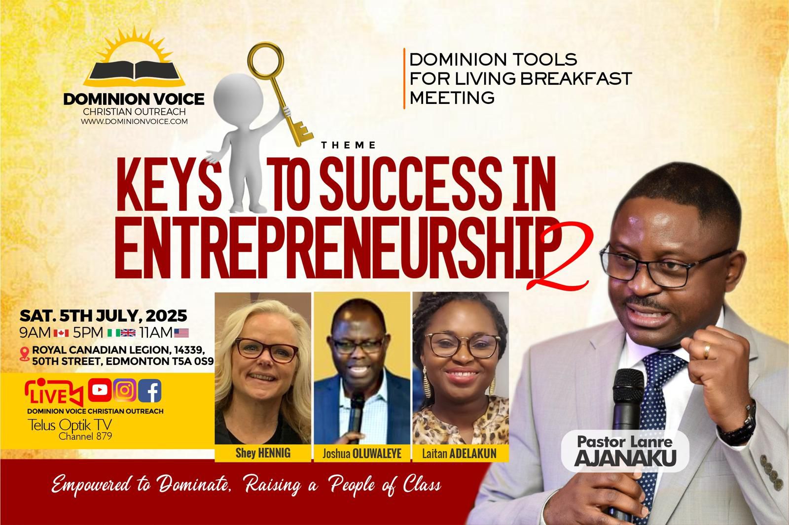 Keys to success in Entrepreneurship